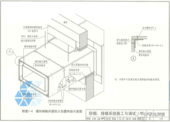 防排煙風(fēng)管做法的參考意見匯總！