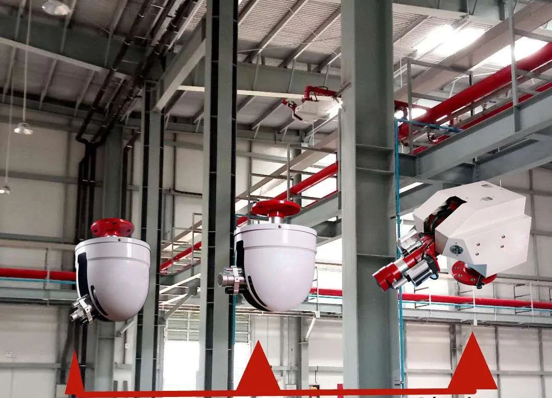 室內(nèi)設置固定消防炮和自動跟蹤定位射流滅火系統(tǒng)有何不同